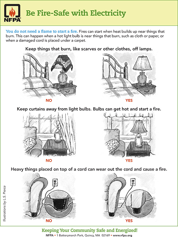 Be Fire Safe with Electricity